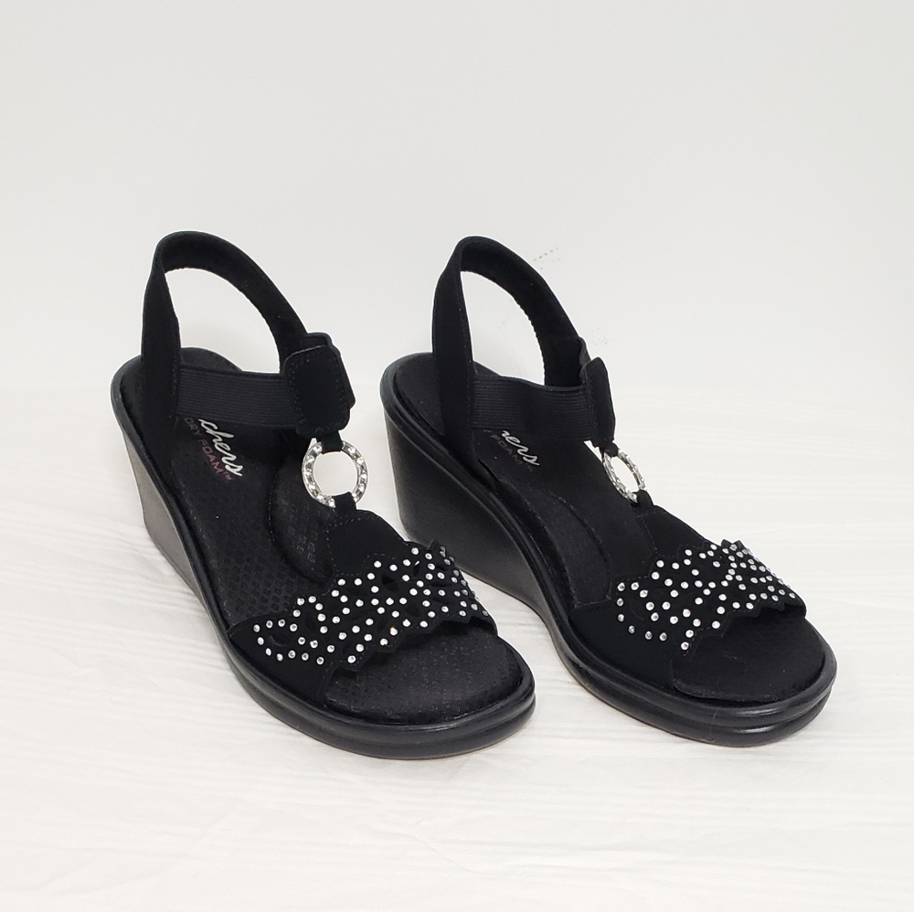 Skechers Wedge Sandals - Queen B Rumblers